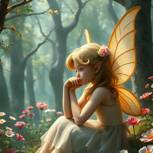 Papier Mousseline Fairy Princess - Decoupage - Whimsical