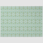 Papier Mousseline Fairy Stars Pistachio Tissu Papier (Recto)