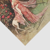 Papier Mousseline Fairy Tale Princesse Et Cerf Blanc (Détail)