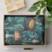 Papier Mousseline Fairytale en Fairyland Maison de champignons Green (Cadeau)