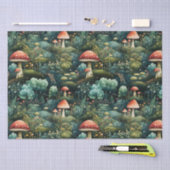 Papier Mousseline Fairytale en Fairyland Maison de champignons Green (Artisanat)