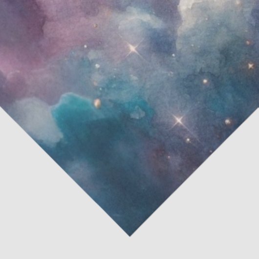 Papier Mousseline Fairytale Unicorn & Galaxy Craft Decoupage (Détail)