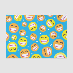 Papier Mousseline Faisceau Visage souriant Yeux Emojis Couleurs modi