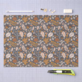 Papier Mousseline Fall Leaves, le motif de la nuit d'automne (Artisanat)