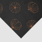 Papier Mousseline Fall Pumpkin Tissue Paper – Autumn Gift Wrap  (Détail)