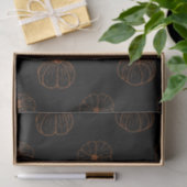 Papier Mousseline Fall Pumpkin Tissue Paper – Autumn Gift Wrap  (Cadeau)
