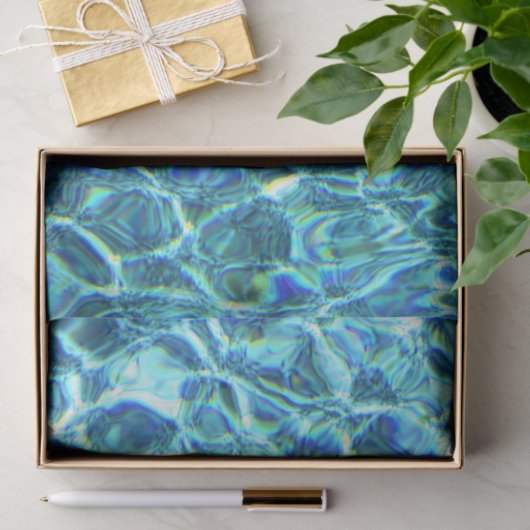 Papier Mousseline Falln miroitant l'eau (Cadeau)