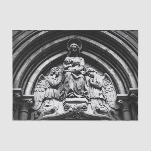 Papier Mousseline Falln qu'elle attend sur la haute (Recto)