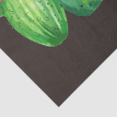 Papier Mousseline Famille De Cactus (Détail)