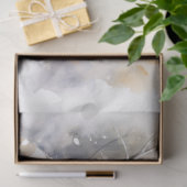 Papier Mousseline Famille de cerfs en neige 1 papier découpage (Cadeau)