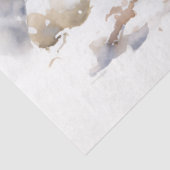 Papier Mousseline Famille de cerfs en neige 1 papier découpage (Détail)