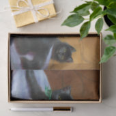 Papier Mousseline Famille de chats par Sophie Sperlich (Cadeau)