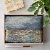 Papier Mousseline Famille Manatee Vue Océan (Cadeau)