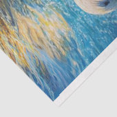 Papier Mousseline Famille Manatee Vue Océan (Détail)