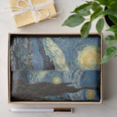 Papier Mousseline Famous art, Starry Night, Van Gogh (Cadeau)