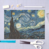 Papier Mousseline Famous art, Starry Night, Van Gogh (Artisanat)