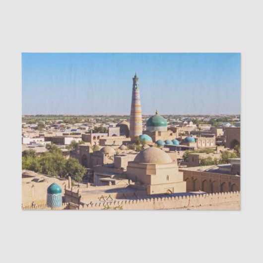 Papier Mousseline Famous Khiva - Uzbekistan (Recto)
