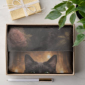 Papier Mousseline Fancy Black Kitty  (Cadeau)