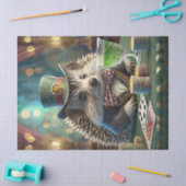 Papier Mousseline Fancy Harry, Hedgehog Night Out (Artisanat)