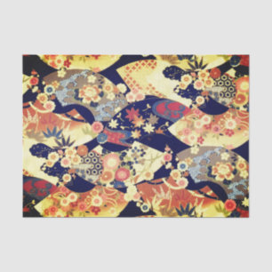Papier Mousseline Fans de Woodblock