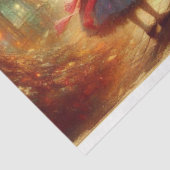 Papier Mousseline Fantasy Cheshire Cat Smiles In The Trees Decoupage (Détail)