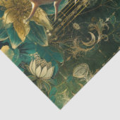 Papier Mousseline Fantasy Emerald Forest Queen Decoupage (Détail)