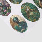 Papier Mousseline Fantasy Emerald Queens of the Forest Decoupage (Détail)