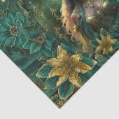 Papier Mousseline Fantasy Emerald Queens of the Forest Decoupage (Détail)