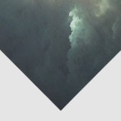 Papier Mousseline Fantasy Haunted House Victorian Lady Raven Roses (Détail)