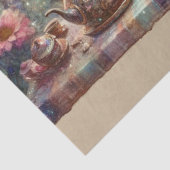 Papier Mousseline Fantasy Tea Party Wonderland Hatter Hare Decoupage (Détail)