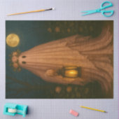 Papier Mousseline Fantôme de dentelle rose avec lanterne - Goth Whim (Artisanat)