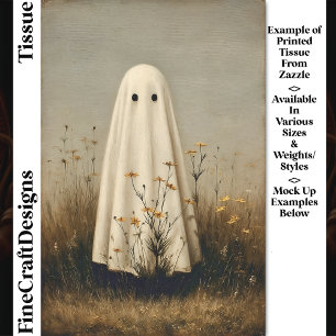 Papier Mousseline Fantôme de feuille de lunettes en DV6 Fleur sauvag