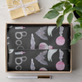 Papier Mousseline Fantôme mignon, chauve-souris et chat (Cadeau)