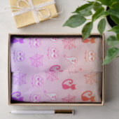 Papier Mousseline Fantôme, toiles d'araignées et chats noirs Rainbow (Cadeau)