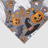 Papier Mousseline Fantômes Monstres mignons Éffrayants et Déplaisant (Détail)