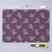 Papier Mousseline Fantômes violets clairs Halloween violet foncé (Artisanat)