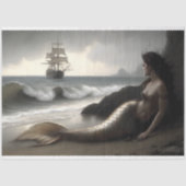 Papier Mousseline Farewell Voyage Mermaid Découpage (Recto)