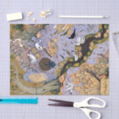 Papier Mousseline Farid al-Din 'Attar The Concourse of Birds (Artisanat)