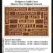 Papier Mousseline Farmhouse Coffee Lover Typography DC1 Decoupage