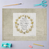 Papier Mousseline Farmhouse Fall Bee Wreath Family Blessing Crafting (Artisanat)