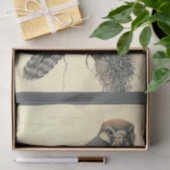 Papier Mousseline Faucon de découpage de l'Ephémère d'oiseaux (Cadeau)