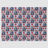 Papier Mousseline Faune cornu Fae Fantastique (Recto)