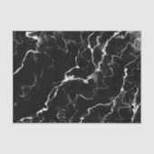 Papier Mousseline Faux Black Marble Texture Look (Recto)