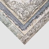 Papier Mousseline Faux Denim & Lace Imaginaire Champignons Découpage (Détail)