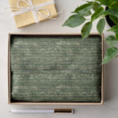 Papier Mousseline Faux fils tissés verts (Cadeau)