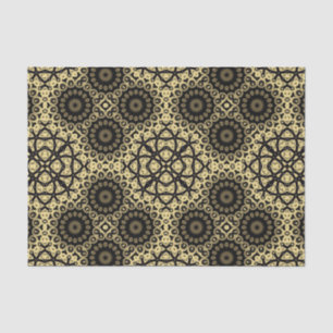 Papier Mousseline Faux Gold Décoratif Élégant Motif élégant