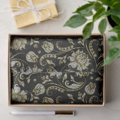Papier Mousseline Faux Gold & Parties scintillant Damques Arrière -  (Cadeau)