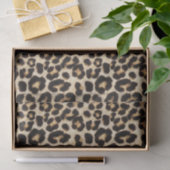 Papier Mousseline Faux Leopard Fur Motif (Cadeau)