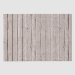 Papier Mousseline Faux Rustic Wood Brown