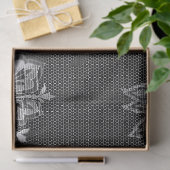 Papier Mousseline Faux Stitch Work Flower sur la page de découpage g (Cadeau)